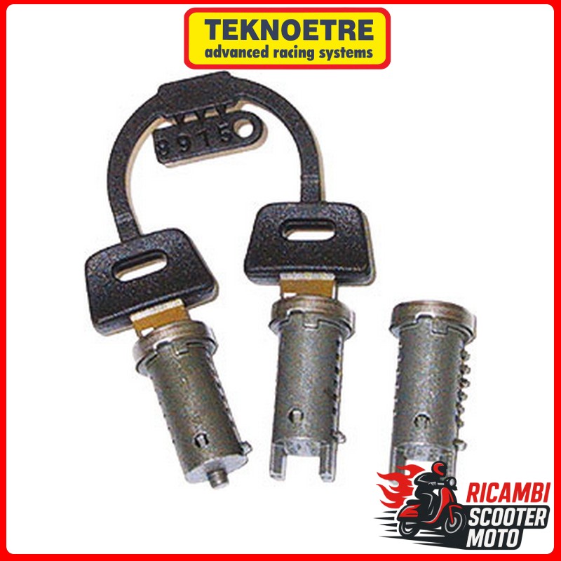 BLOCCHETTO SERRATURA QUADRO ACCENSIONE GILERA EASY MOVING 50 1995-1996