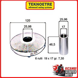 VARIATOR DERBI RAMBLA 125 2008-2009