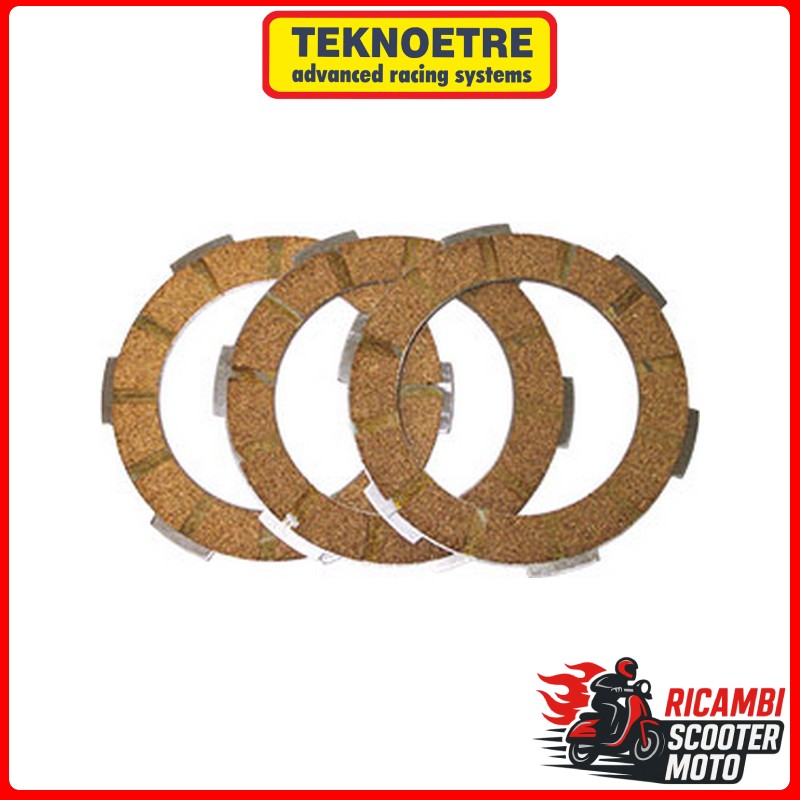 ENSEMBLE DE DISQUES D'EMBRAYAGE PIAGGIO APE TM 50 P 1985-1989