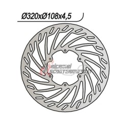 FRONT BRAKE DISC GAS GAS SM 125 2001-2005