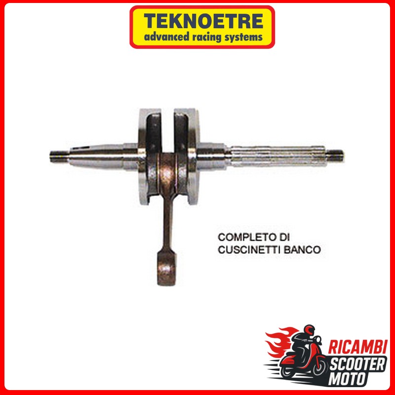 KIT VILEBREQUIN ET ROULEMENT GILERA DNA 50 2000-2002