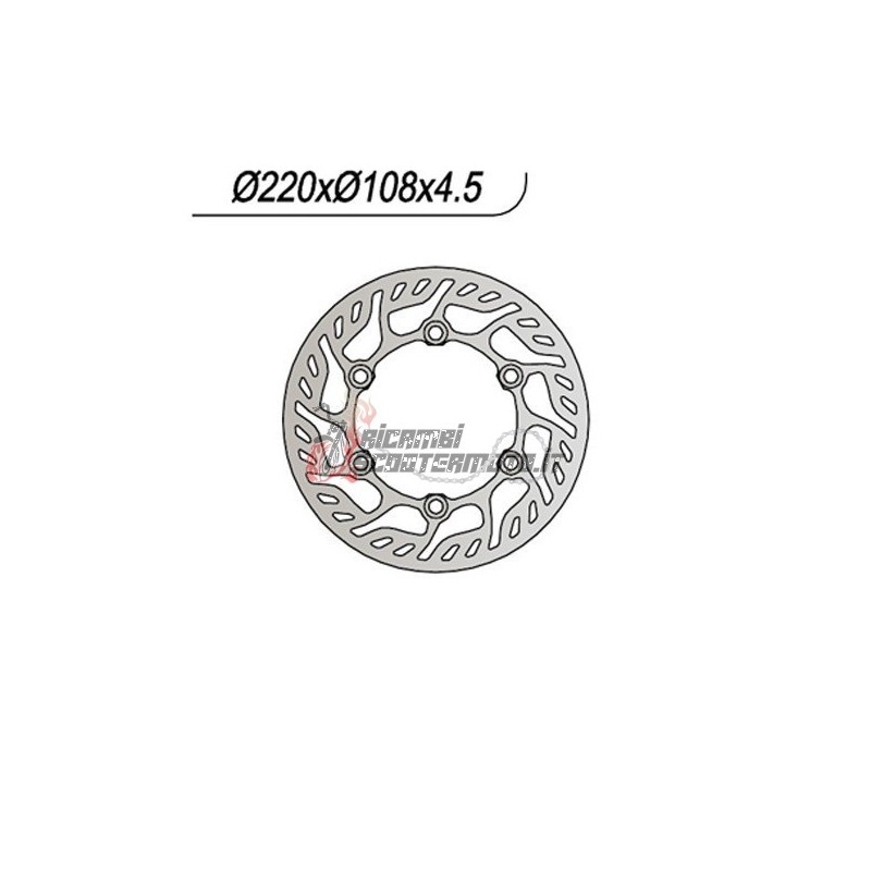 REAR BRAKE DISC GAS GAS WILD H.P. 50 2002-2005 REAR BRAKE DISC GAS GAS WILD H.P. 50 2002-2005