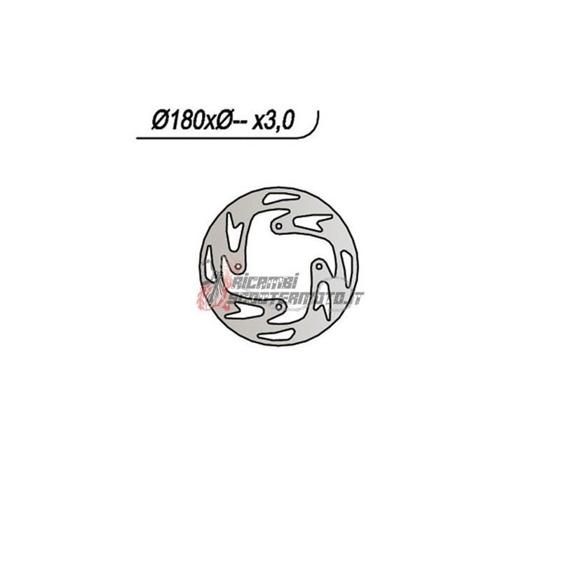 DISCO DE FRENO DELANTERO GAS GAS MC BOY 65 2006-2006
