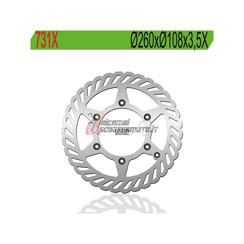 DISCO DE FRENO DELANTERO GAS GAS EC 2T 125 1996-2013