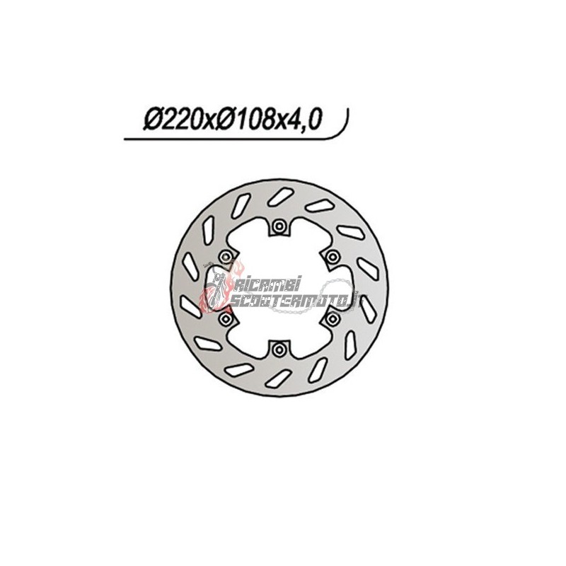 FRONT BRAKE DISC GILERA CANNIBAL 50 1996-1998