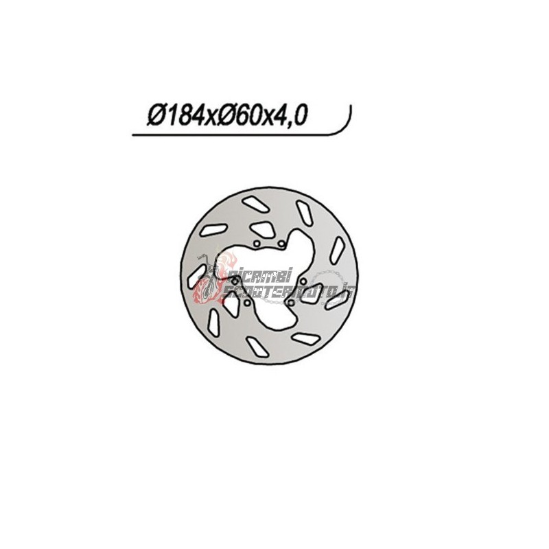 REAR BRAKE DISC GILERA ZULU 50 2001-2001