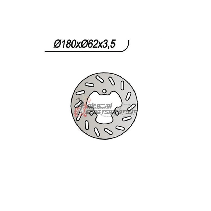 HINTERE BREMSSCHEIBE GILERA RCR 50 2001-2013