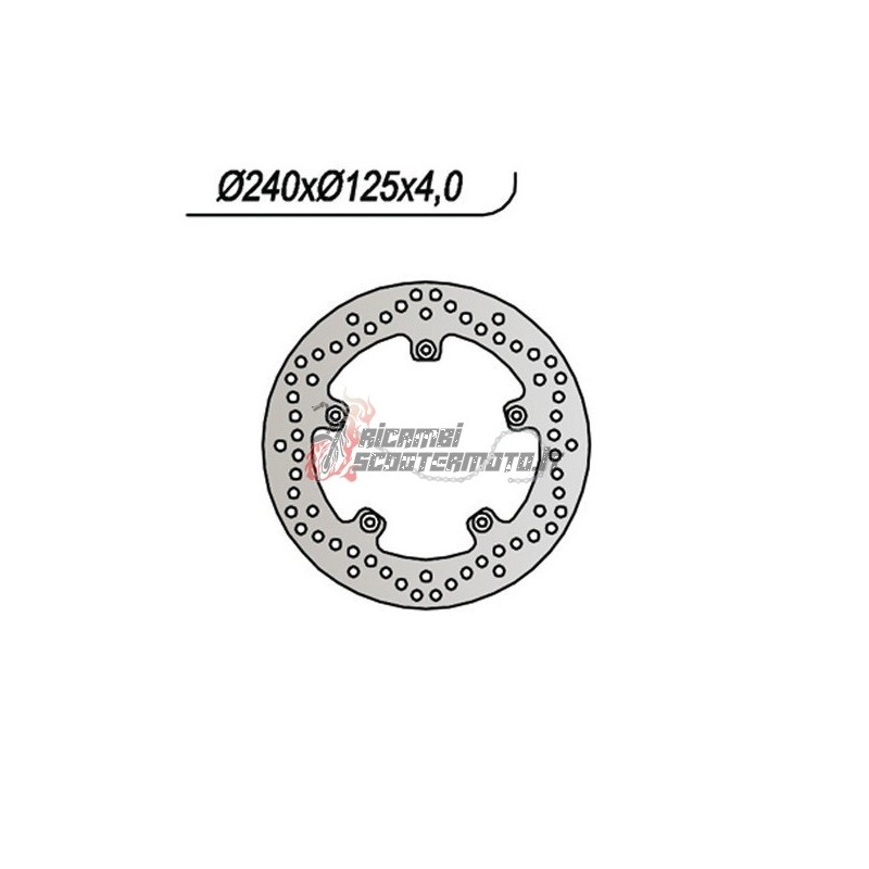 REAR BRAKE DISC GILERA NEXUS 125 2007-2008