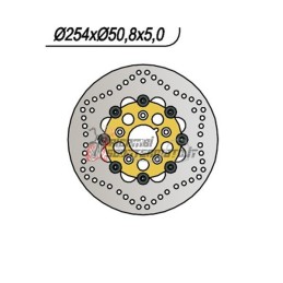 DISCO DE FRENO DELANTERO HARLEY DAVIDSON ALL DYNA GLIDE MODELS 0 1973-1973