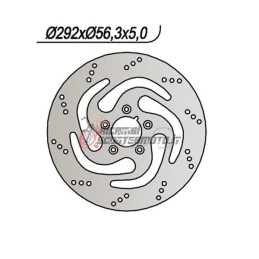 DISCO DE FRENO DELANTERO SINISTRO HARLEY DAVIDSON XL SPORTSTER 883 2004-2009
