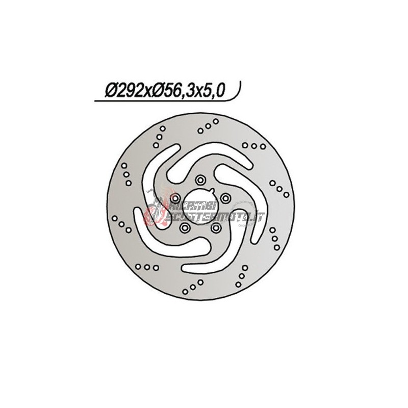 FRONT BRAKE DISC SINISTRO HARLEY DAVIDSON XL SPORTSTER 883 2004-2009
