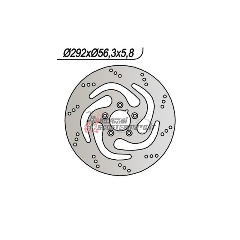 REAR BRAKE DISC HARLEY DAVIDSON FLHR ROAD KING 1450 2000-2003