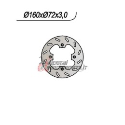 DISCO DE FRENO TRASERO HM - VENT BAJA 10 / 10 JUNIOR 50 1998-2002