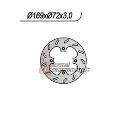 FRONT BRAKE DISC HM - VENT CRX 10 / 10 JUNIOR 50 2001-2002