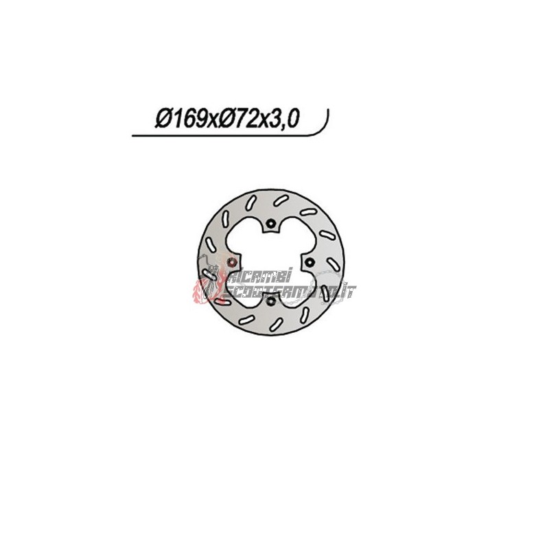 DISCO DE FRENO DELANTERO HM - VENT CRX 10 / 10 JUNIOR 50 2001-2002