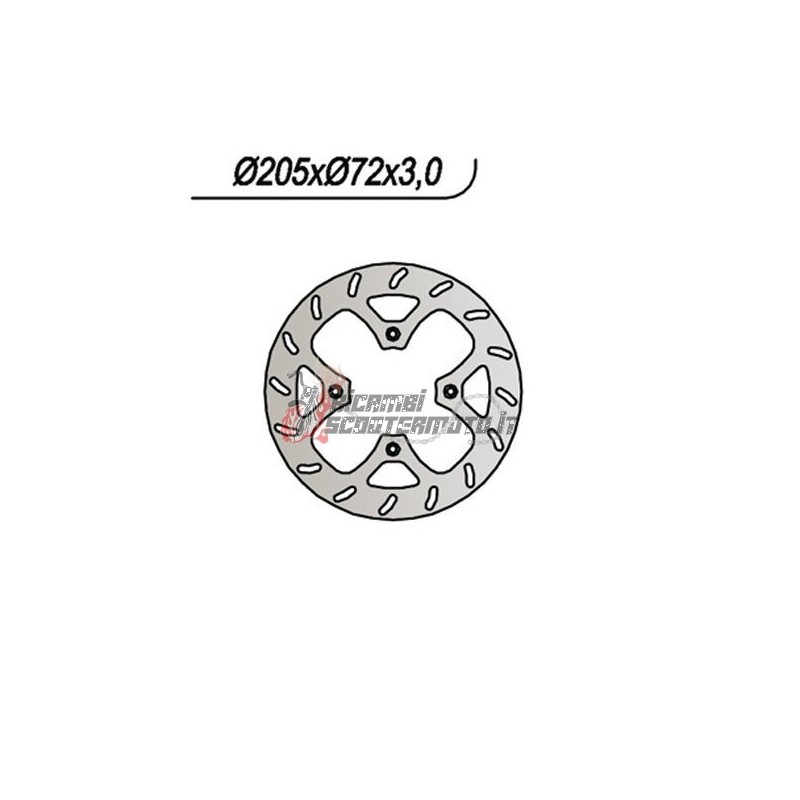DISQUE DE FREIN AVANT HM - VENT CRX 12 50 2001-2002