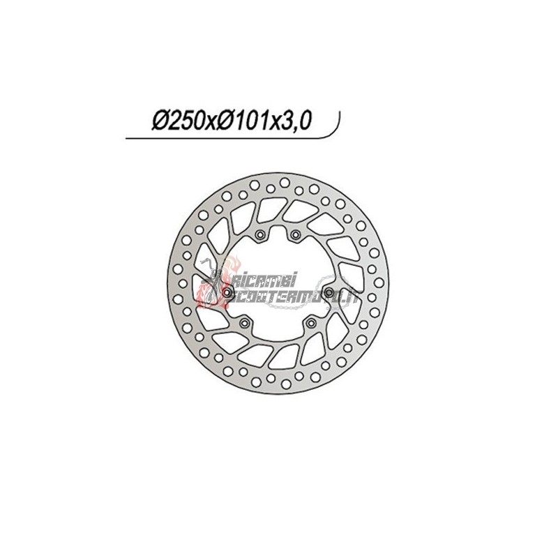 DISQUE DE FREIN AVANT HM - VENT CRE F X 4T 125 2008-2009