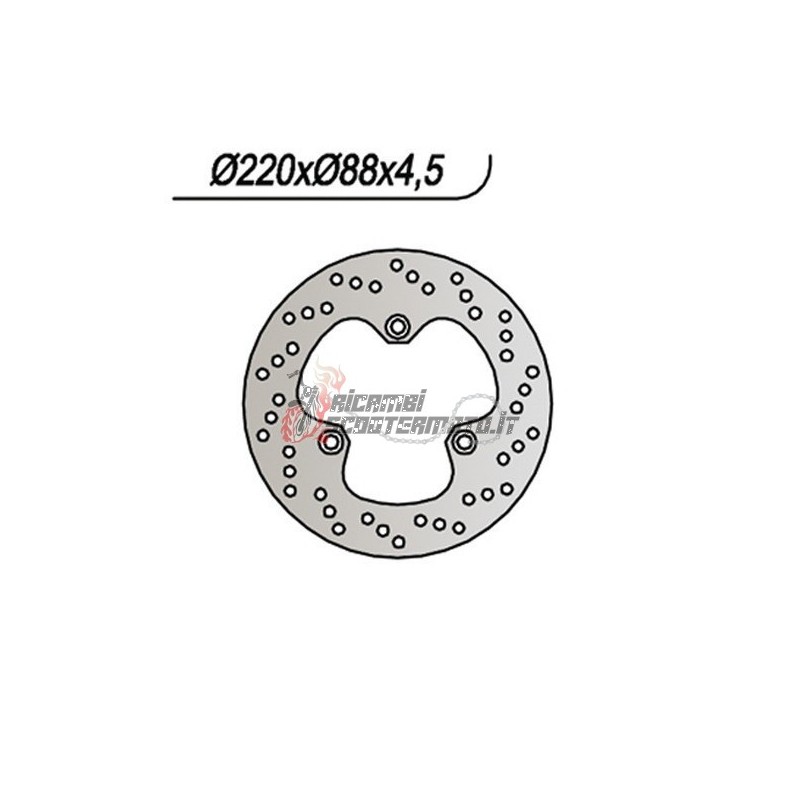 REAR BRAKE DISC HONDA CBR F 600 1987-1990