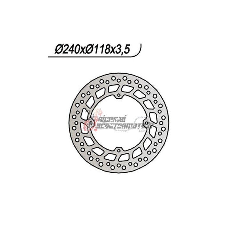FRONT BRAKE DISC HONDA XL R 250 1984-1987