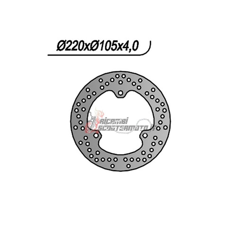 FRONT BRAKE DISC HONDA X8RS / X8RX 50 1998-2003 FRONT BRAKE DISC HONDA X8RS / X8RX 50 1998-2003