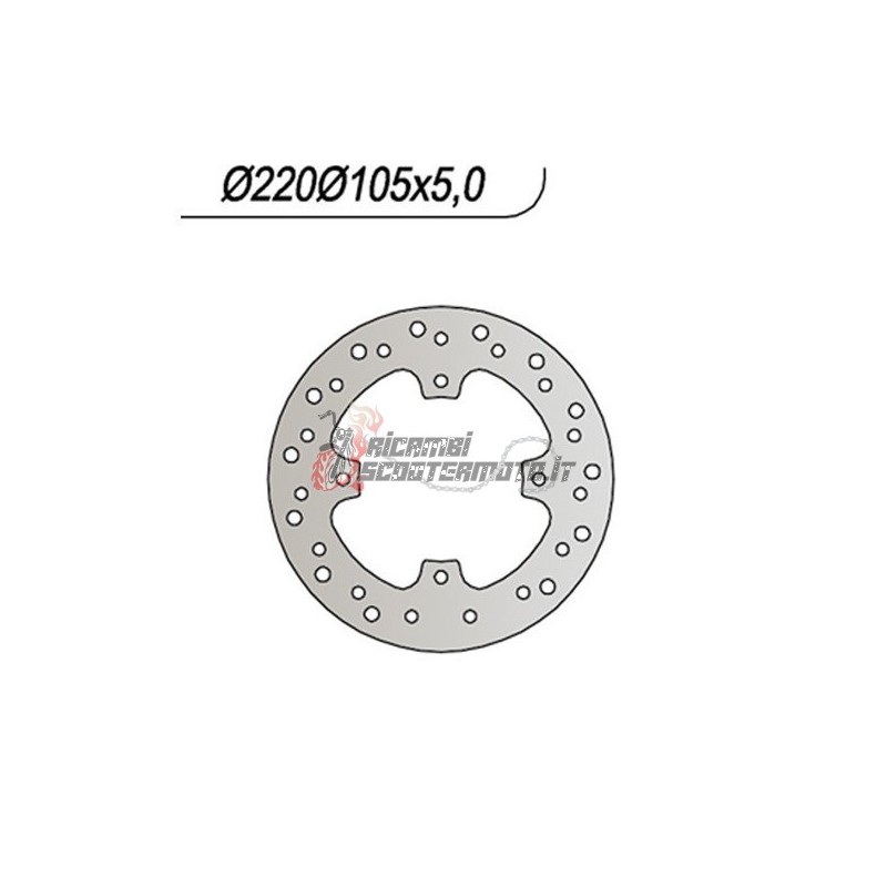DISQUE DE FREIN ARRIÈRE HONDA FMX 650 2005-2006
