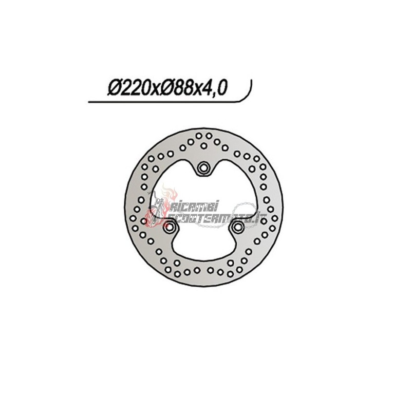 DISCO FRENO ANTERIORE HONDA SH SCOOPY FIFTY 50 1996-2001