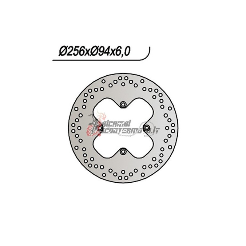 REAR BRAKE DISC HONDA VFR F 750 1990-1997 REAR BRAKE DISC HONDA VFR F 750 1990-1997