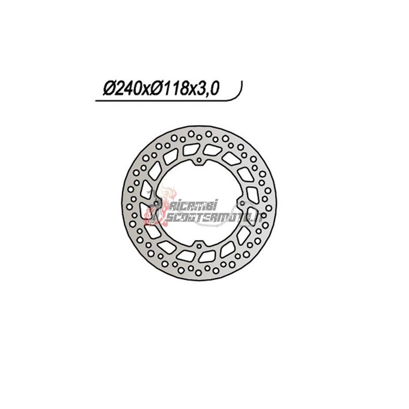 FRONT BRAKE DISC HONDA CR R 125 1992-1994 FRONT BRAKE DISC HONDA CR R 125 1992-1994