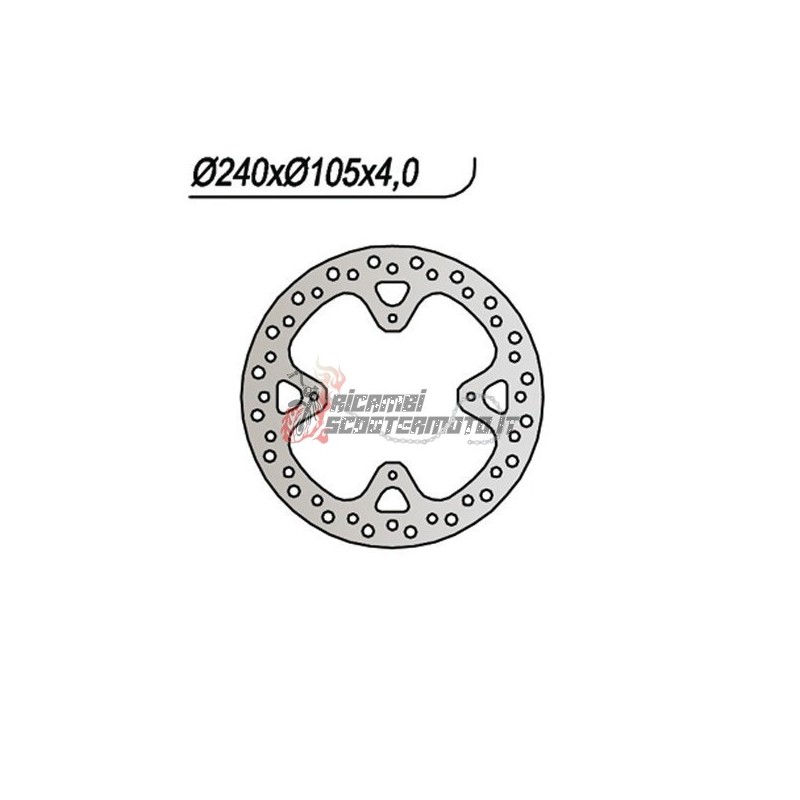 DISCO FRENO POSTERIORE HONDA XR R 650 2000-2007 DISCO FRENO POSTERIORE HONDA XR R 650 2000-2007