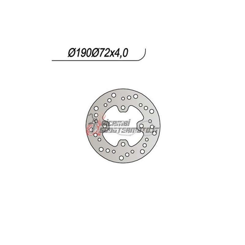 REAR BRAKE DISC HONDA X8RS / X8RX 50 1998-2003 REAR BRAKE DISC HONDA X8RS / X8RX 50 1998-2003