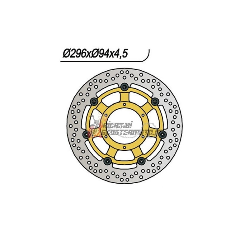 DISCO DE FRENO DELANTERO HONDA CBR F 600 2001-2006