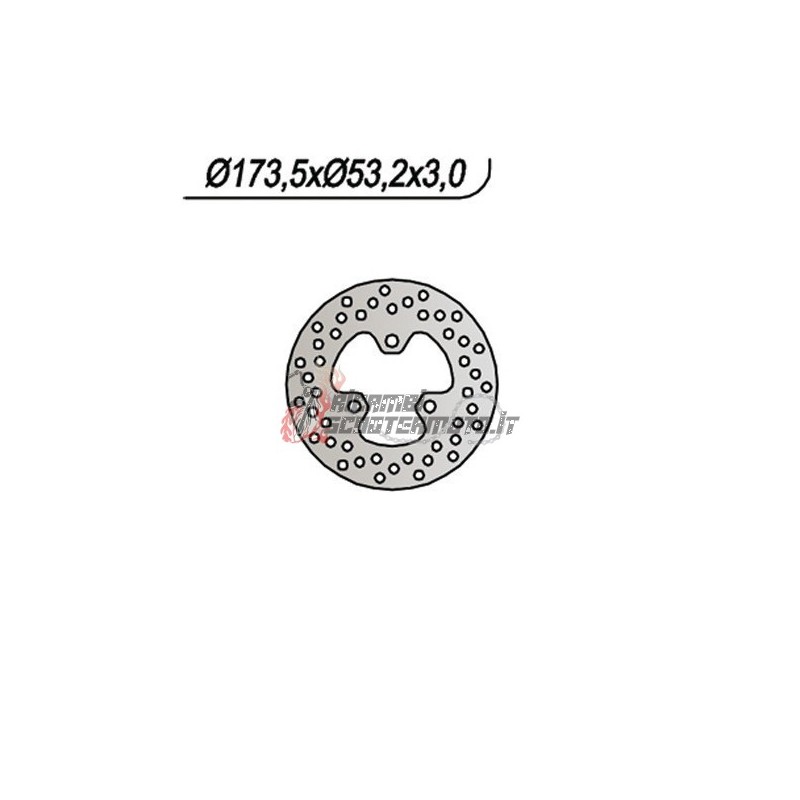 FRONT BRAKE DISC HONDA TRX R FOURTRAX 250 1986-1989 FRONT BRAKE DISC HONDA TRX R FOURTRAX 250 1986-1989