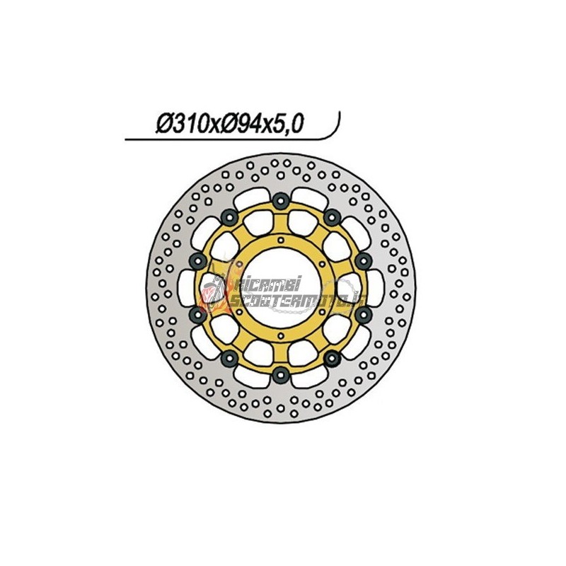 DISQUE DE FREIN AVANT HONDA CBR RR 600 2003-2006
