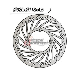 FRONT BRAKE DISC HONDA CRF F 230 2003-2009