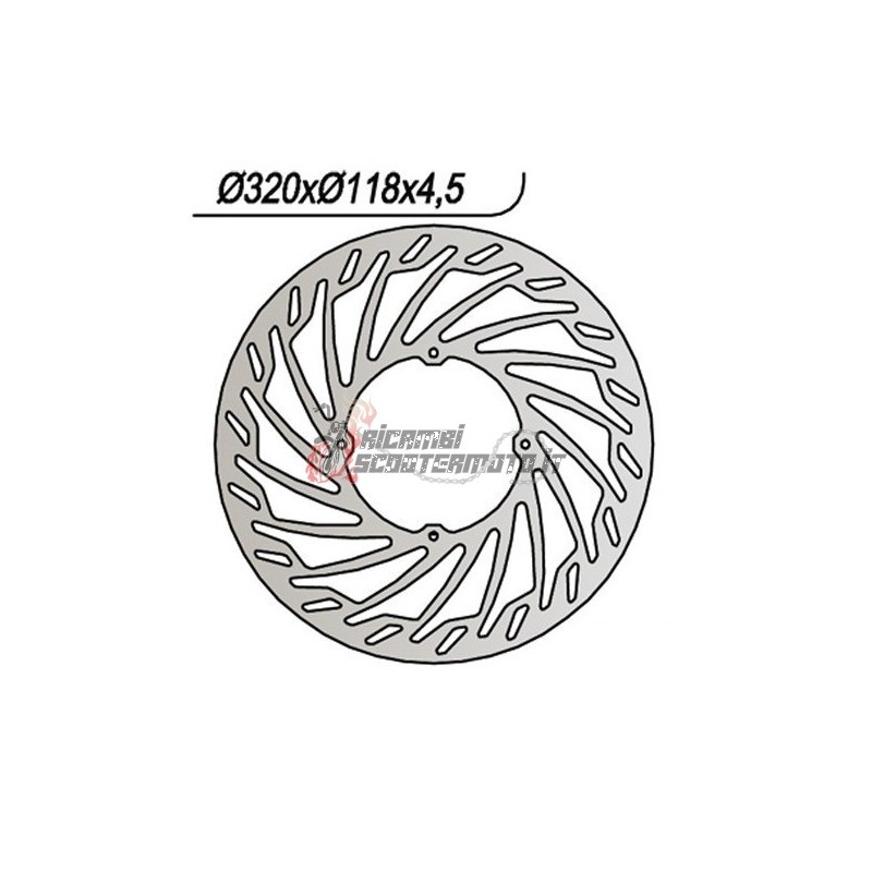 FRONT BRAKE DISC HONDA CRF F 230 2003-2009