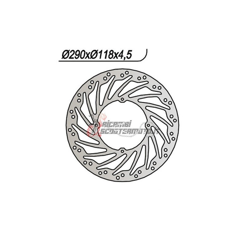 DISQUE DE FREIN AVANT HONDA CRF F 230 2003-2009