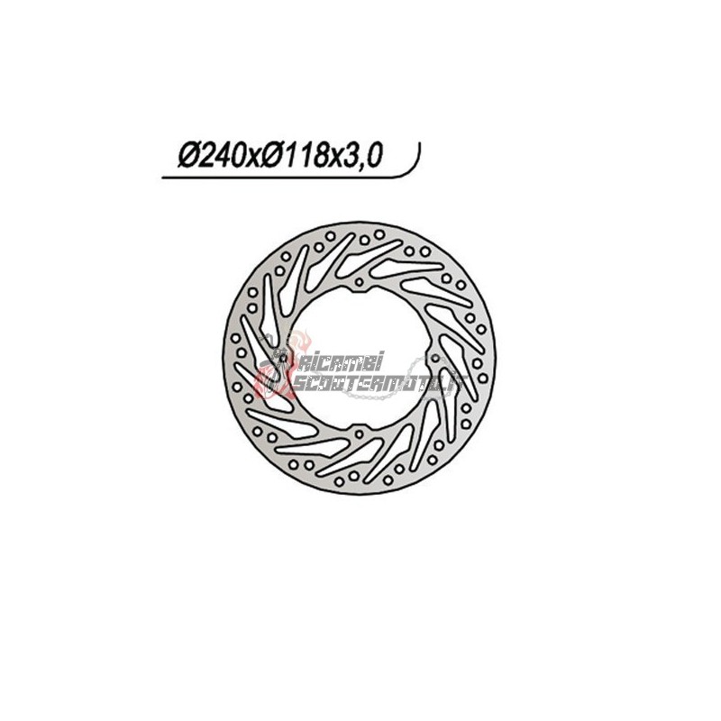 FRONT BRAKE DISC HONDA CRF F 230 2003-2009