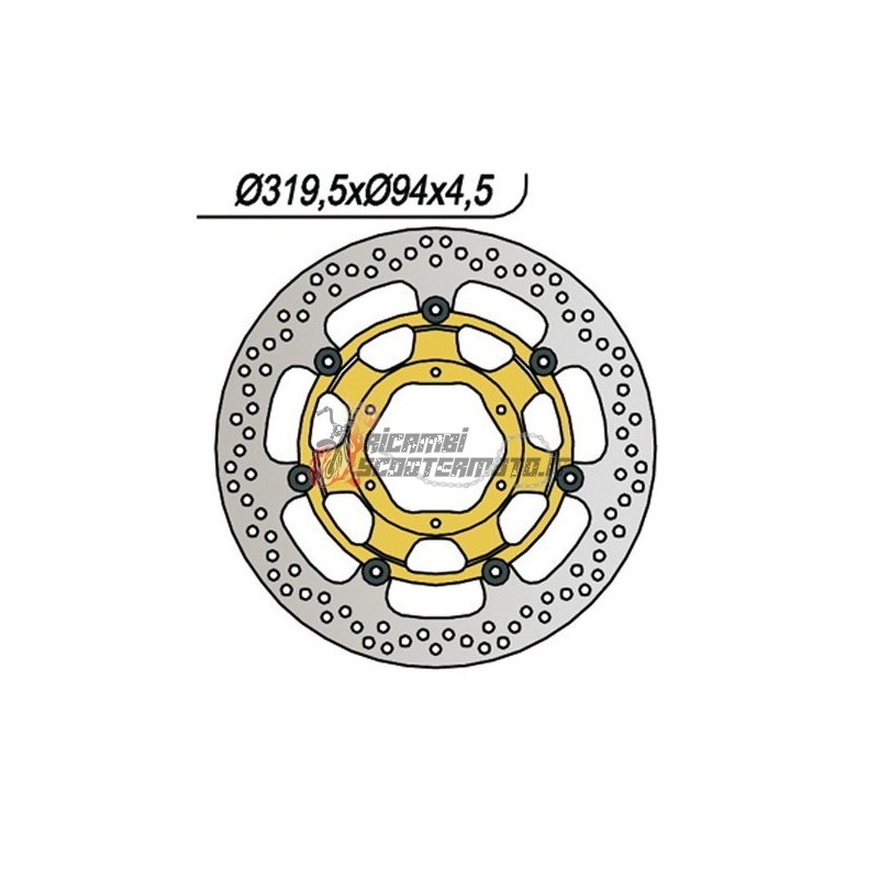 VORDERE BREMSSCHEIBE HONDA CBR RR FIREBLADE 1000 2006-2007