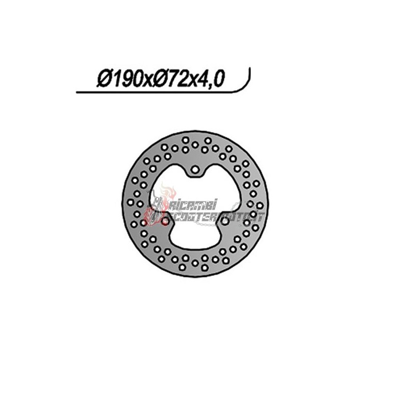 REAR BRAKE DISC HONDA TRX R SPORTRAX 450 2005-2006