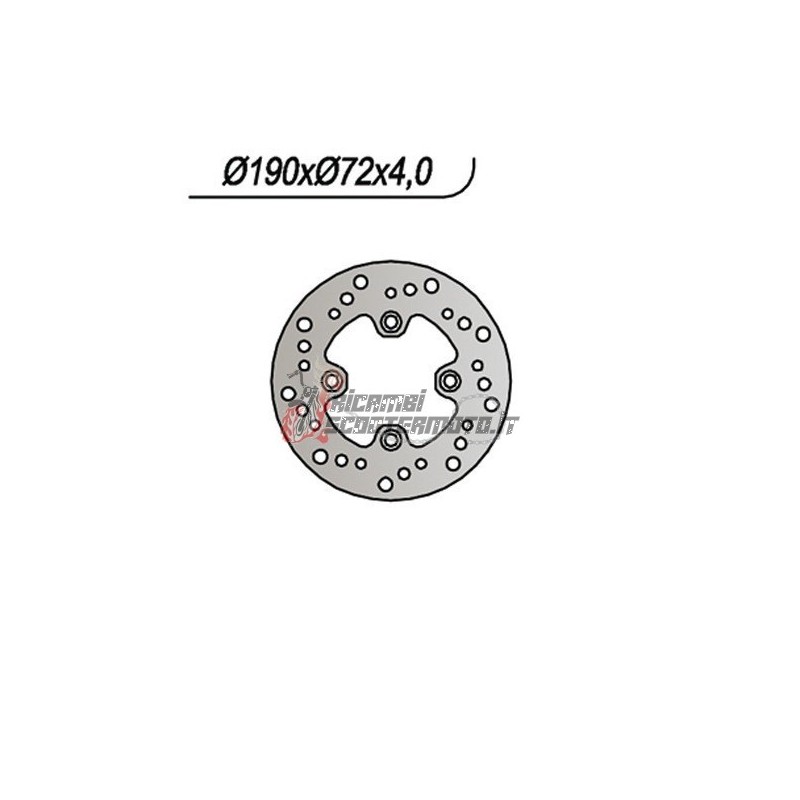 DISCO FRENO ANTERIORE HONDA CH ELITE/SPACY 250 1986-1986