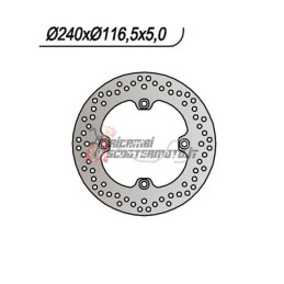 DISCO DE FRENO TRASERO HONDA CBF 500 2004-2006