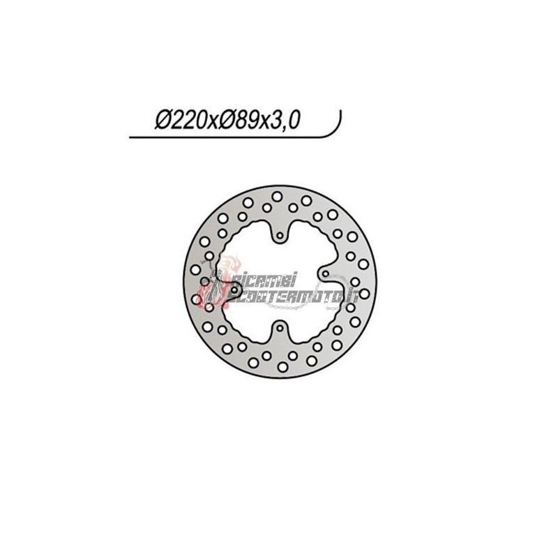 DISCO DE FRENO DELANTERO HONDA CR R 80 1996-2002