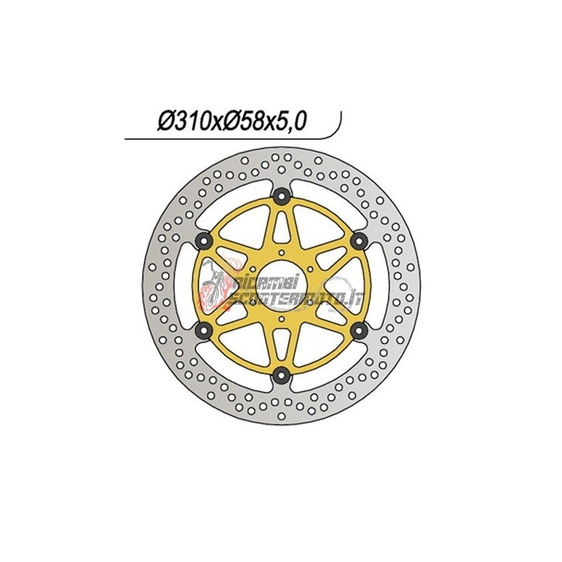 FRONT BRAKE DISC HONDA CBR XX SUPER BLACKBIRD 1100 1997-1998