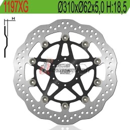 FRONT BRAKE DISC HONDA CB X11 1100 2000-2001