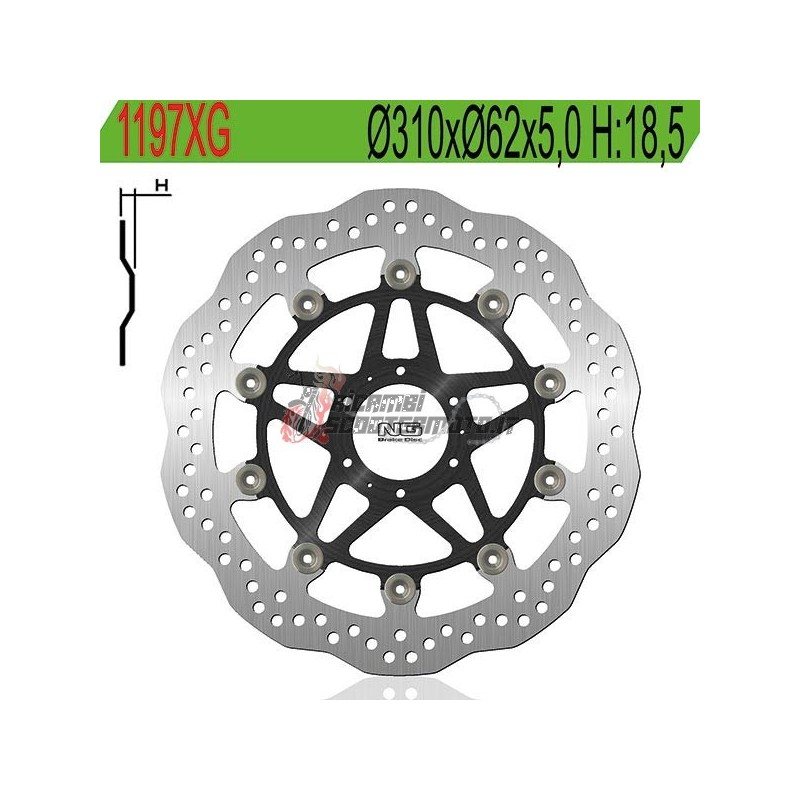 VORDERE BREMSSCHEIBE HONDA CB X11 1100 2000-2001