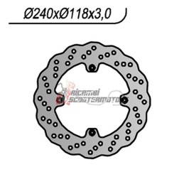 FRONT BRAKE DISC HONDA CR R 125 1992-1994