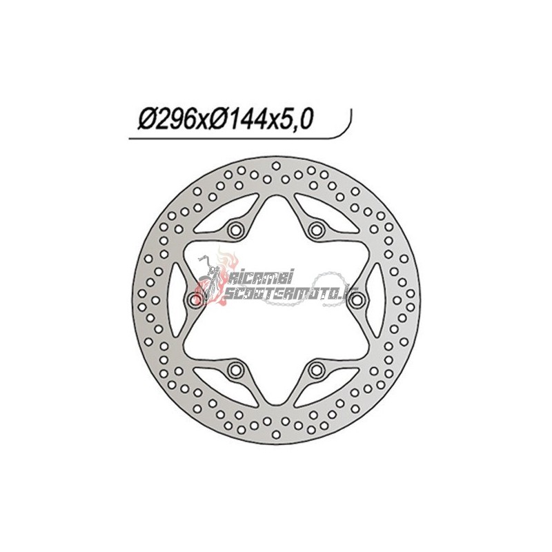 DISQUE DE FREIN AVANT CAGIVA ELEFANT / ELEFANT I.E. 900 1990-1992