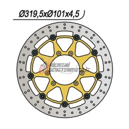 DISCO DE FRENO DELANTERO HM - VENT CRE F 4T (HONDA) 250 2004-2008