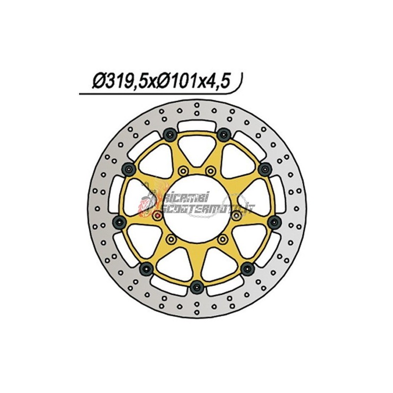 FRONT BRAKE DISC HONDA CR R 125 1995-2007 FRONT BRAKE DISC HONDA CR R 125 1995-2007