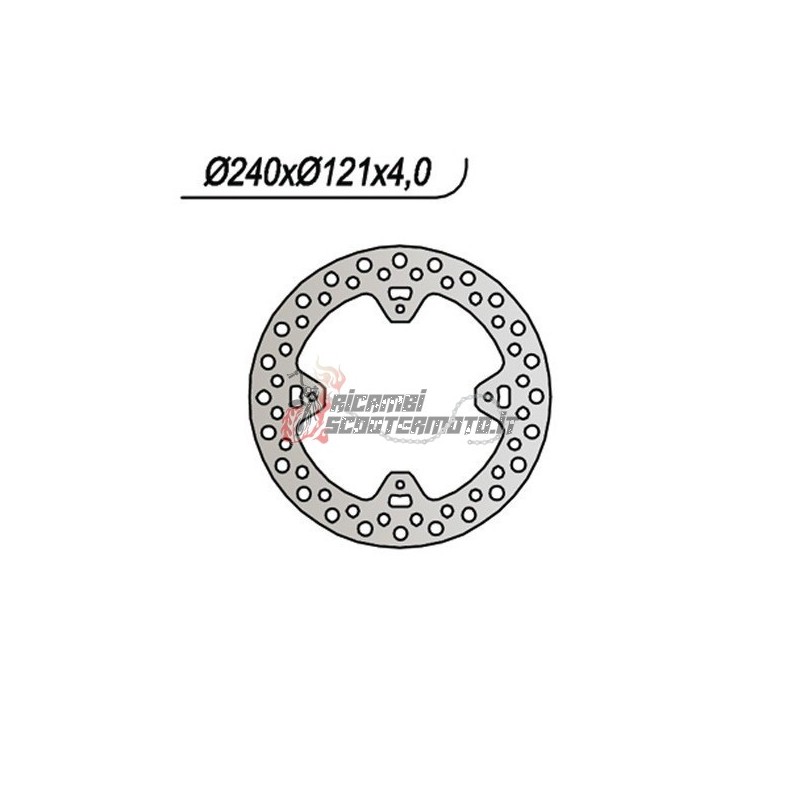 REAR BRAKE DISC HONDA CR R 125 2002-2007 REAR BRAKE DISC HONDA CR R 125 2002-2007